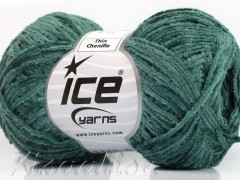 Dzija ICE Chenille Thin Green Emerald fnt2-50467